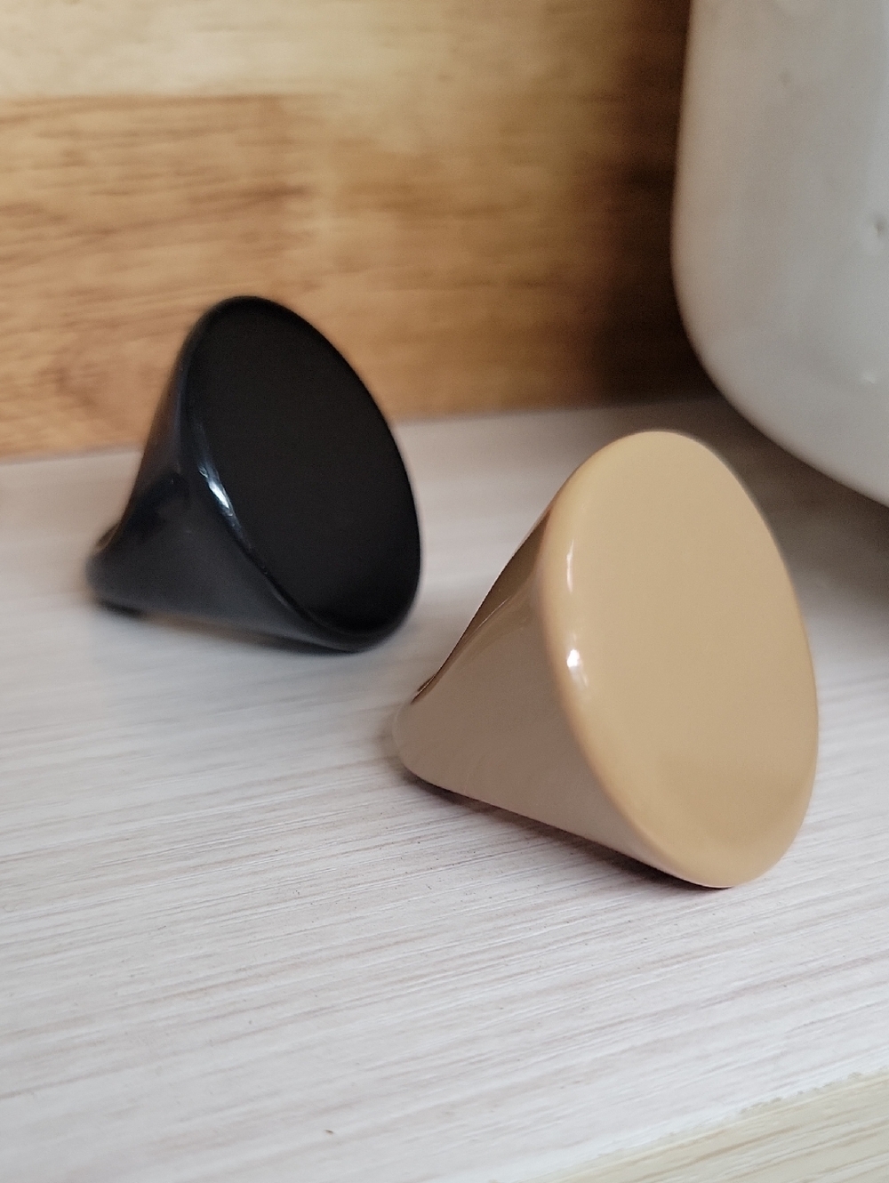 Bold Round Oversized Flat Top Statement Ring, Choice Of Color